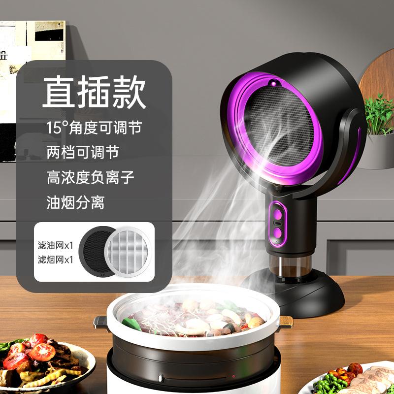 

Desktop Range Hood, Odor Removal, Air Filtration, Compact Range Hood for Barbecue and Hot Pot, Convenient Exhaust Fan