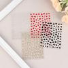 Hollow Heart Sticker For Nail Gold Pink Love For Women Slider Nail Art Decoration Holographic Manicure Accessory
