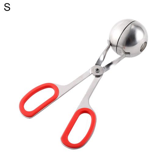 Cucchiaio per polpette manuale in acciaio inossidabile ecologico antiruggine per biscotti di polpette per la casa