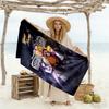 Naruto Character Personalized Text Beach Towel Soft Durable Quick-Dry Suitable for Swimming Gym Camping Yoga Vacation