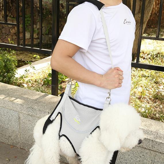 Pet Dog Hindleg Weakness Assist Booster Bag Teddy Going Out Lifting Carrying Mesh Backpack Dog Leash Pet Products