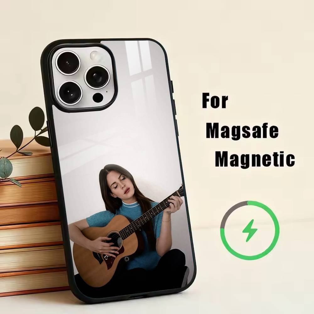 

Чехол для телефона L-Lana Del Rey для iPhone17,16,15,14,13,12,11 Plus,Pro Магнитный Для Magsafe Беспроводной Зарядки iPhone12PRO