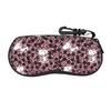 Vintage Snoopys Flower Vine Pattern Glasses Case Unisex Anti-Fall Zipper Glasses Protector Print Eyeglasses Box