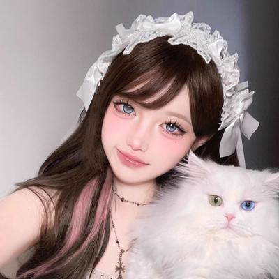 Elegant White Lace Bow Headband - French Retro Lolita Style