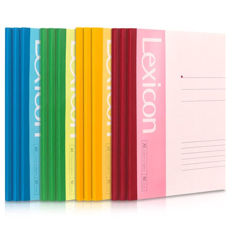 Deli 7652 A5 Wireless Notebook, 50 Sheets, 12-Pack
