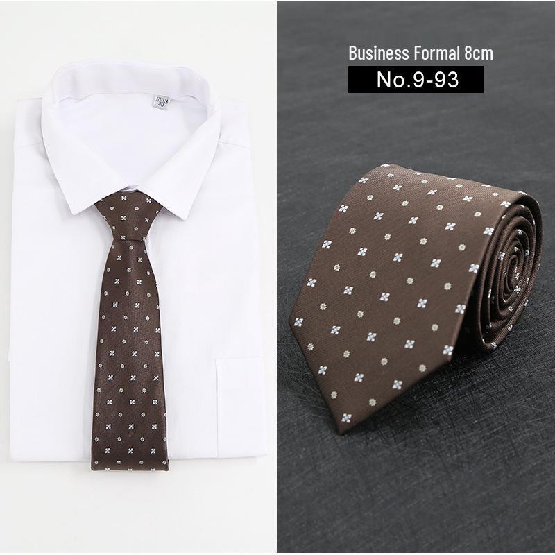 Men's Formal Business Casual Solid or Striped Tie