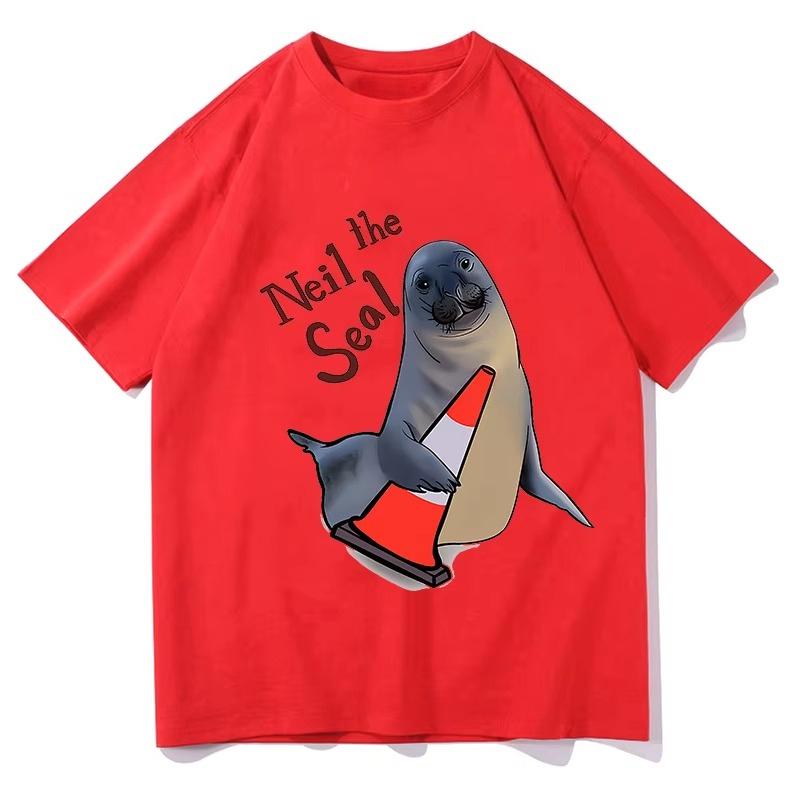 Unisexs And Unisexs Versatile Fashion Tshirt Pattern Printed Summer Short Sleeve Street Style Casual Fashion Pure Cotton Tshirt