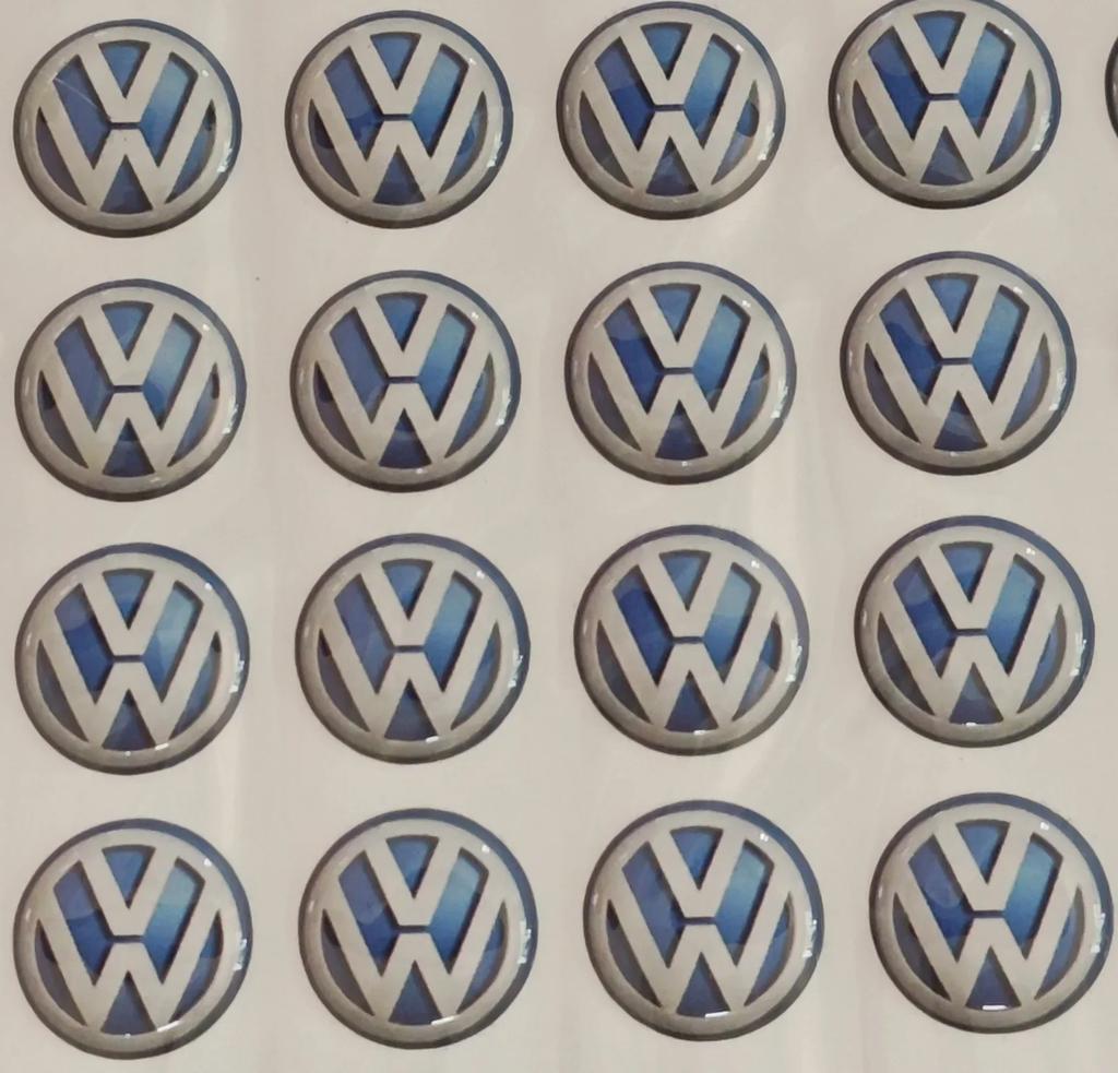 Lmn1 ·Car Key Sticker Auto Control Keychain Accessories For Volkswagen VW Rline R GTI Golf Polo Passat Magotan Tiguan Bora Jetta T-RO