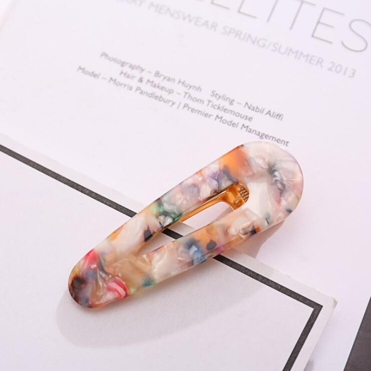 Popular Fashion Acetate Sweet Hairpins Girls Hair Clips Pin Barrette Accessories For Women Lady Hairclip Hairgrip Headwear
