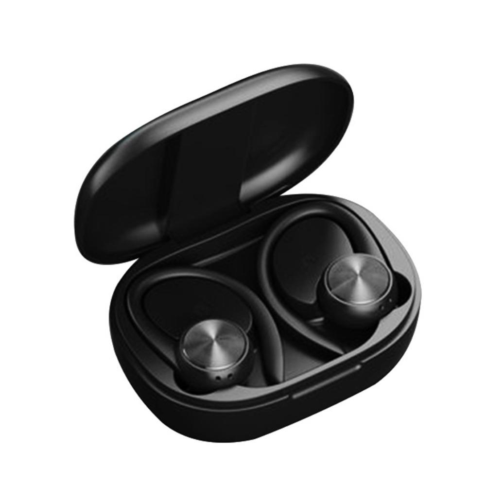 

Hook-on Wireless Bluetooth Earphone Digital Display TWS Wireless Earphones Stereo Long Standby Bluetooth Headset Sports чорний