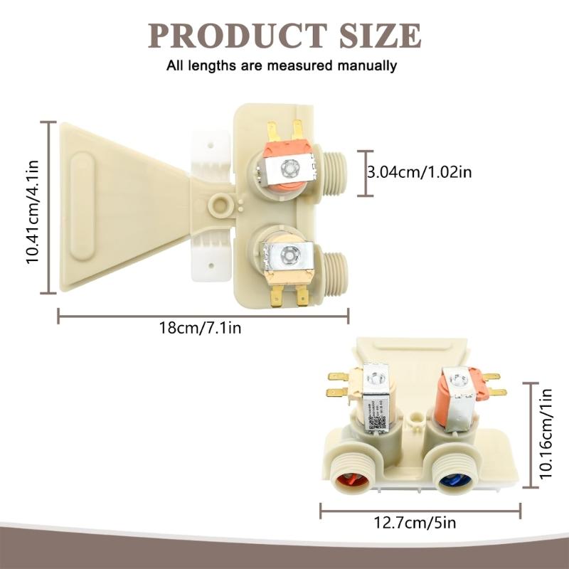 Plastic Water Valves WH13X26535 for Washing Machines Offering Long Lasting Use Corrosion Resistance and Easy Installation