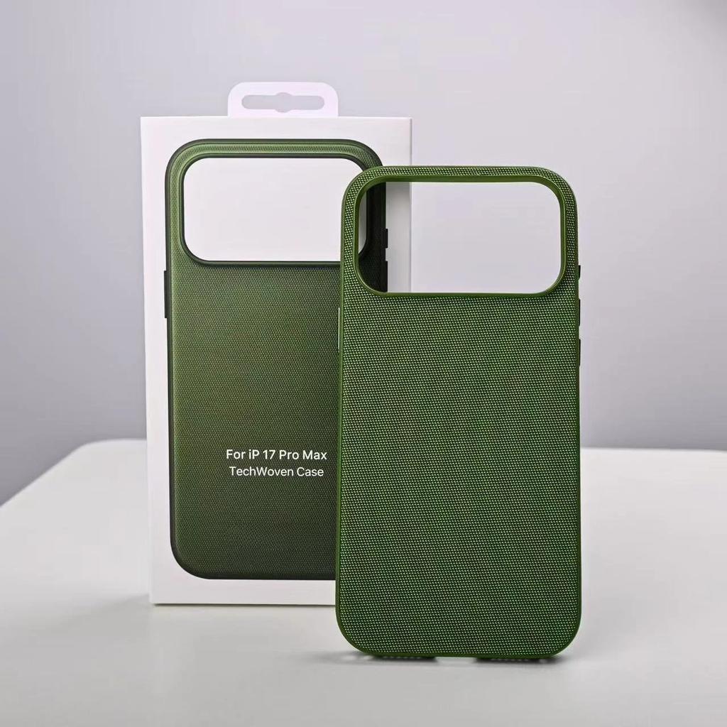 New Original Technology Woven Magnetic Case For iPhone 18 Pro 17 16 15 14 13 Pro Max For Magsafe Wireless Charger Official Cover