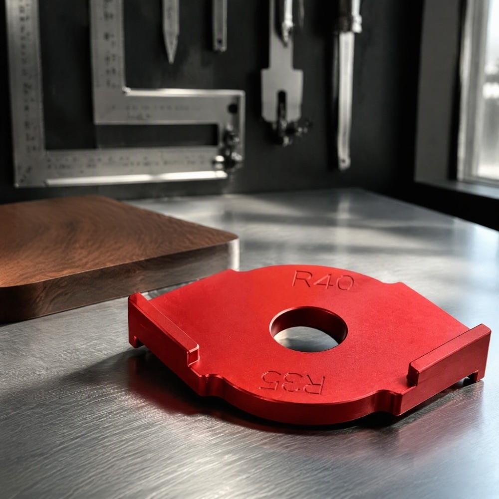 Handheld Design Handheld Edge Trimmer Aluminum Alloy Radius Jig Template For Woodworking