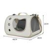 Pet Shoulder Crossbody Bag Breathable and Portable Pet Outing Cat Dog Backpack Outdoor Travel Handbag Foldable Outing Pet Bag