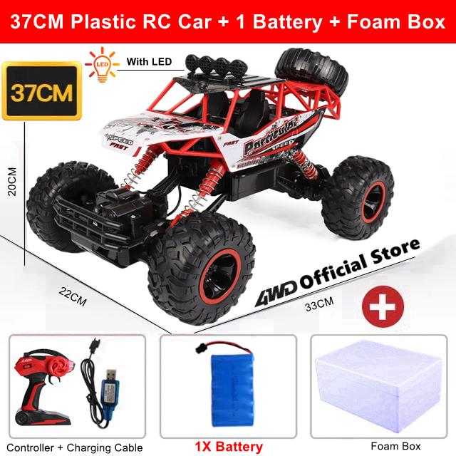 Remote Control Off Road Rc Car Radio Climbing Super Alloy Truck Buggy 4x4 Rtr Vehicle Electric Toy For Children Kid Gift