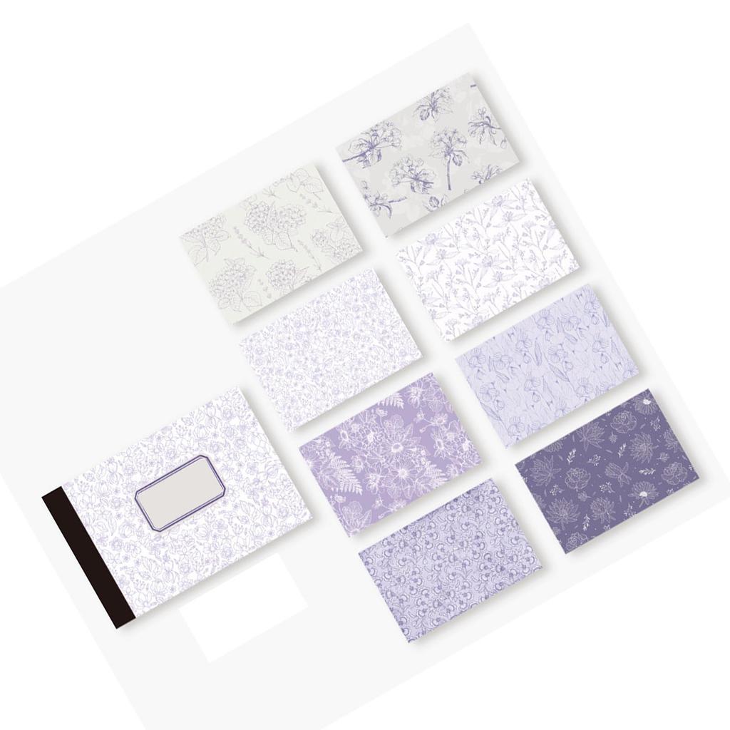 40 Sheets Scrapbook Material Paper DIY Innovative Exquisite Vintage Decorative Material Paper for DIY Art Craft