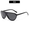 European and American versatile retro big frame cat eye sunglasses fashion street shot Spice girl outdoor sunscreen trendy sunglasses