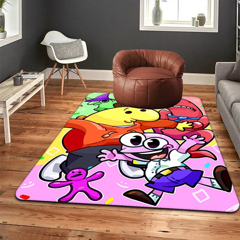 Smiling friends Rug Floor Mat for Living Room or Bedroom Soft and Comfortable Carpet a Gift for Birthday and Holiday.NFF0928150