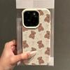 Cute Bow Bear Pattern Phone Case For iPhone 17 16 15 14 13 12 11 Pro Max 16E 17 Air 15 14 Plus X XR XS Max Protection Soft Cover