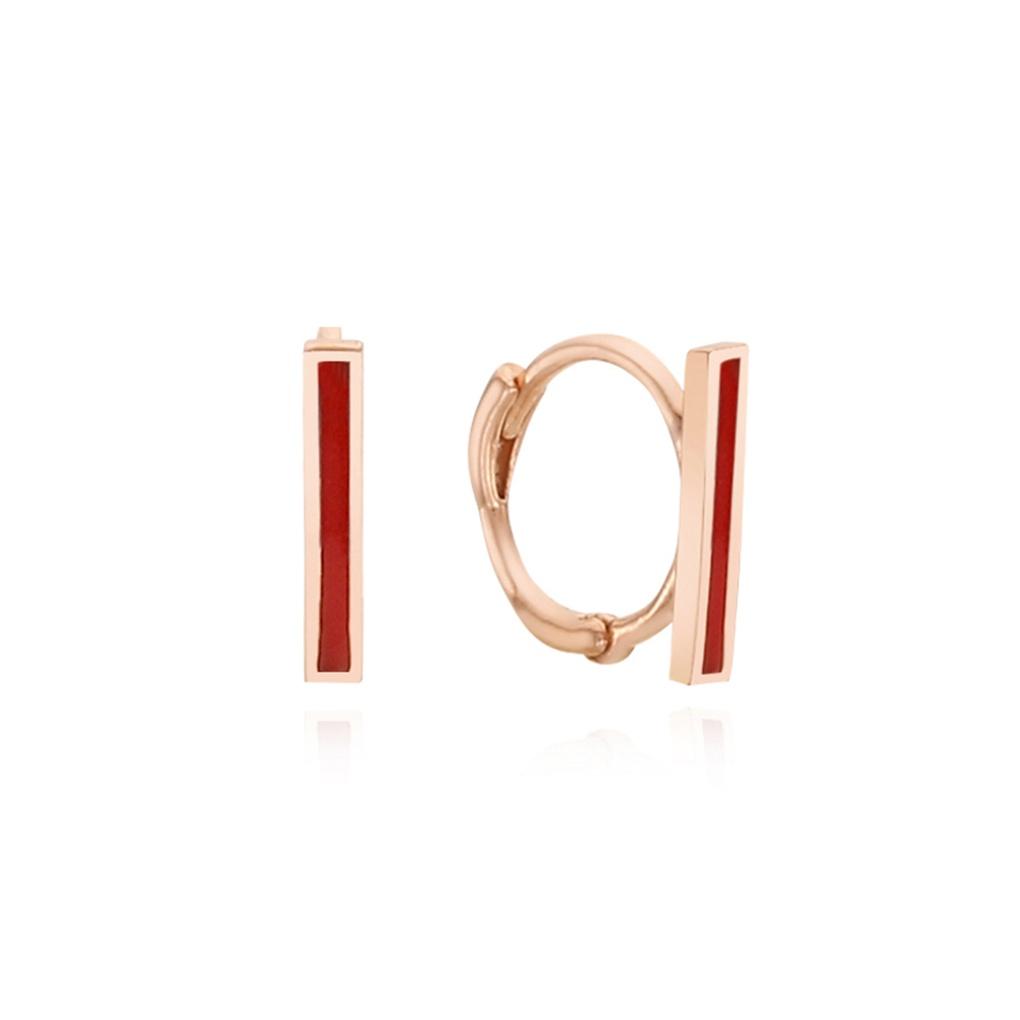 LLOYD Epoxy Red 7mm One-Touch 14k Bracelet LOFL4073G