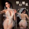 Nightly Fragrance Bridal Lingerie Uniform Pure Desire Sleepwear Sexy Transparent Mesh Set