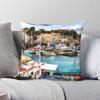Padstow Harbour Cornwall Uk Square Pillowcase Polyester Linen Velvet Pattern Zip Decorative Bed Cushion Case