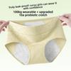 Big Size Ladies Spring and Autumn Flowers Pure Cotton Period Briefs