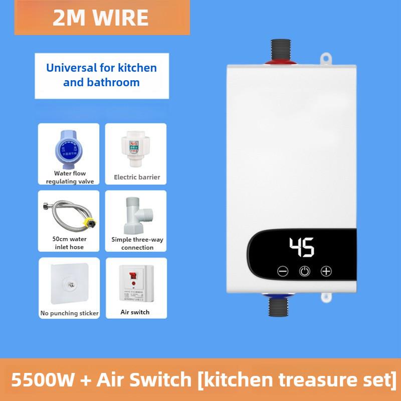 Mini Variable Frequency Constant Temperature Kitchen Hot Water Heater Household Quick Instant Electric Water Heater