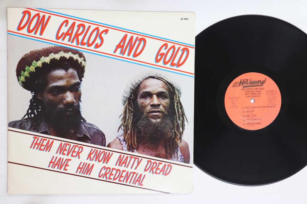 LP Schallplatte DON CARLOS & GOLD - Them Never Know Natty Dread Have Hi JJ084 Hit Bound 1982 US Reggae, Ska & Dub Gebraucht