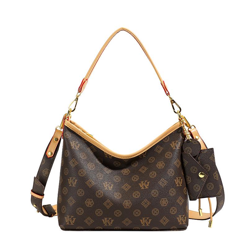 Retro Klasická Monogramová Kabelka do Podpaží: Evropský a americký styl