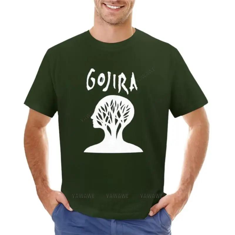 Man T-shirt O-neck Top Teeshirt Best Seller - Gojira Band T-Shirt Korean Fashion Oversized T-shirt Clothes for Men