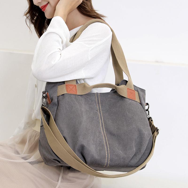 Vintage Shoulder Crossbody Women's Handbag Canvas Bag AVE
