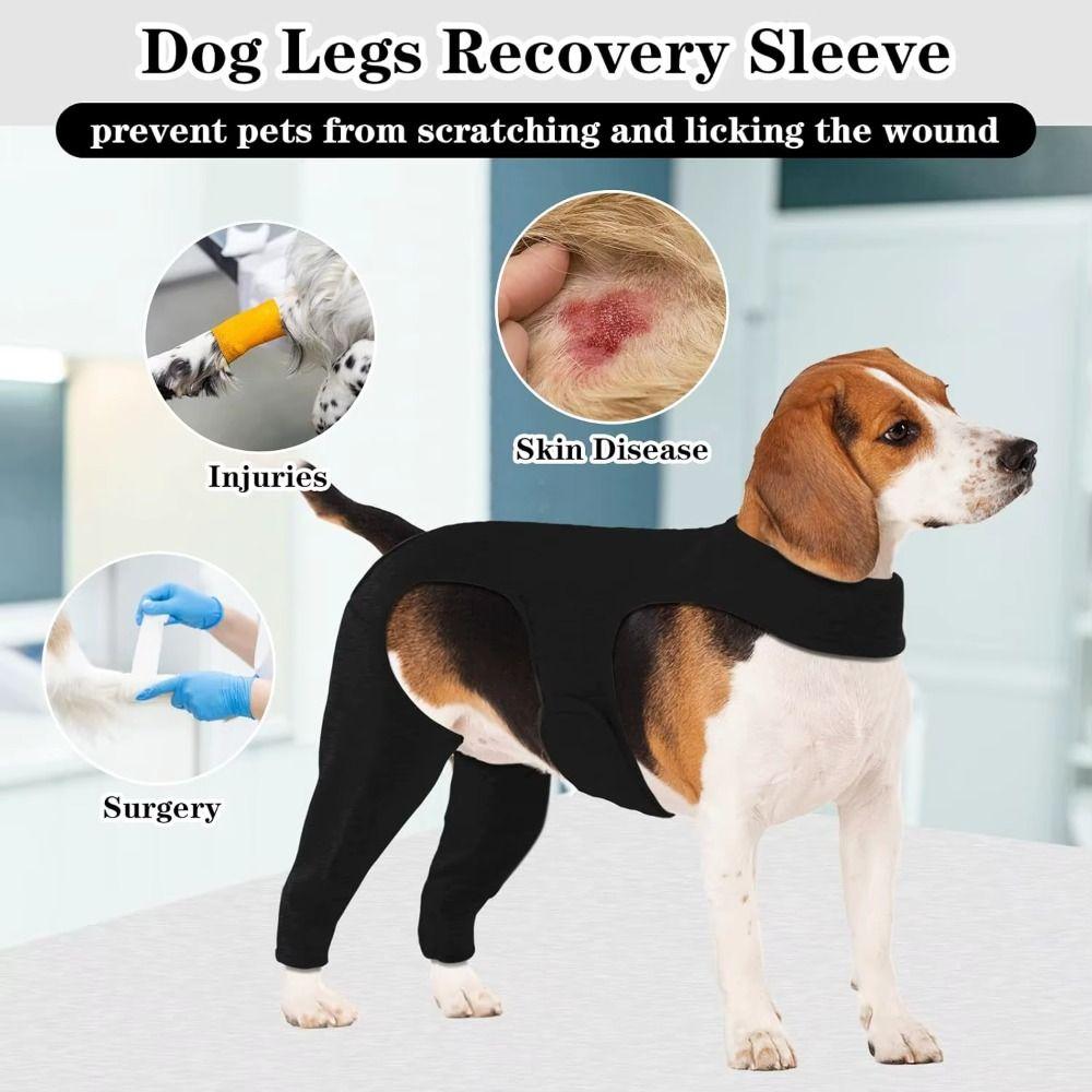 Adjustable Dog Leg Rehabilitation Suit Breathable Dog Knee Brace Wound Protection