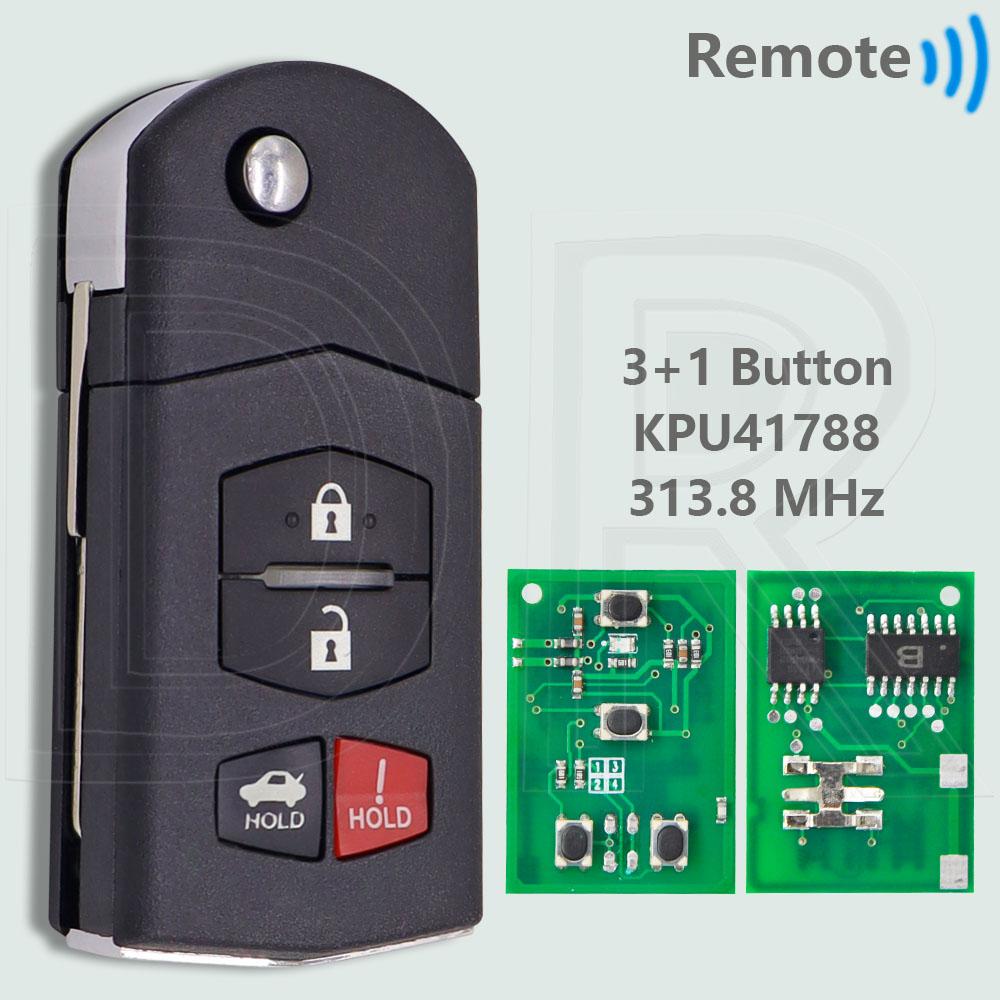 DR KPU41788 SKE126-01 BGBX1T478SKE125-01 4D63Chip 313.8/315/433MHz Car Remote Key For Mazda 2 3 5 6 8 M2 M3 M5 MX-5 M6 CX-7 CX-9