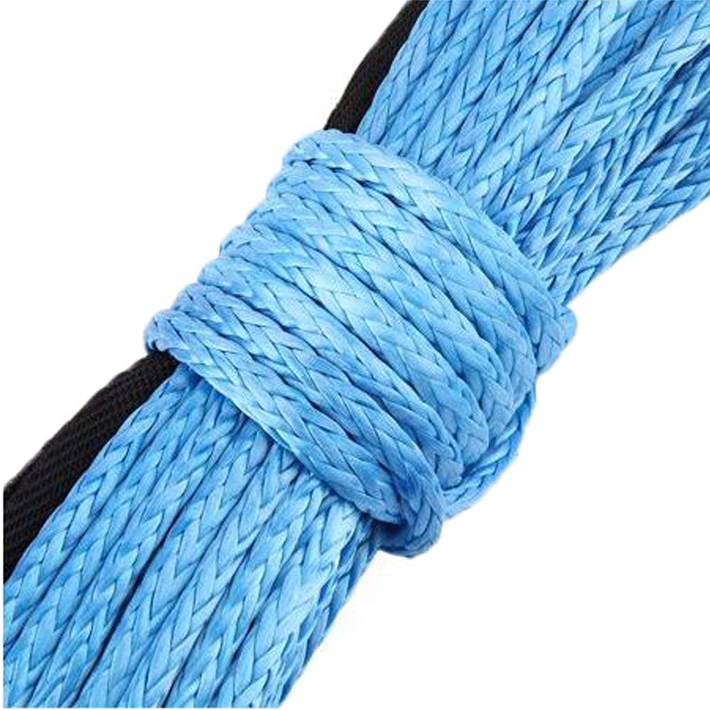 My Outline UHMWPE Automotive Basic Winch x Thimble Sheath Blue Rope, Size 6.3mm 15m, Included, Color