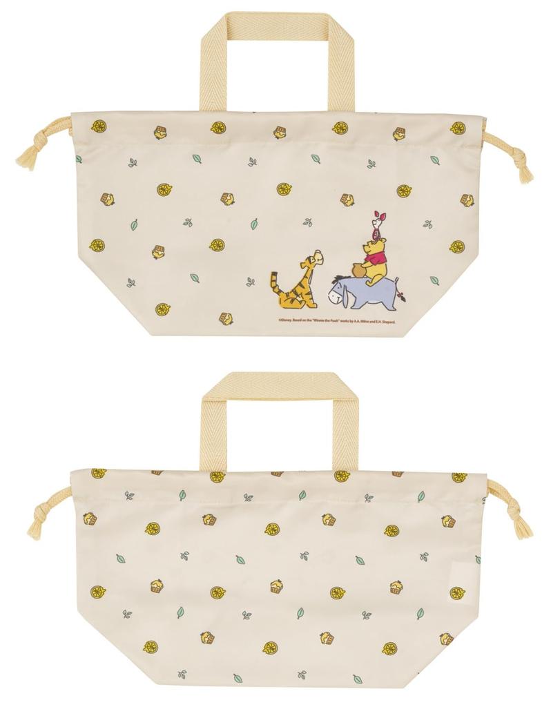 Skater Lunch Made in Disney Winnie the Pooh Honey Cafe Design Children's Bag/Pouch, Japan, KB7SN-A