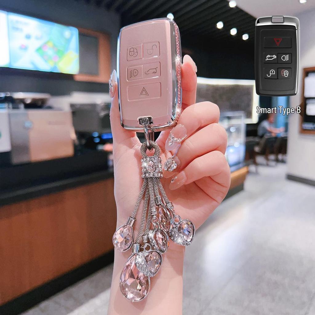 Land Rover Schlüsseletui für Evoque, Defender 110, Discovery 4, Range Rover Sport 5, Velar, SVR Autoschnalle