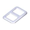Rear Trunk Trailer Button Frame ABS Silver Trim Fit for Land Rover Defender 2020‑2021