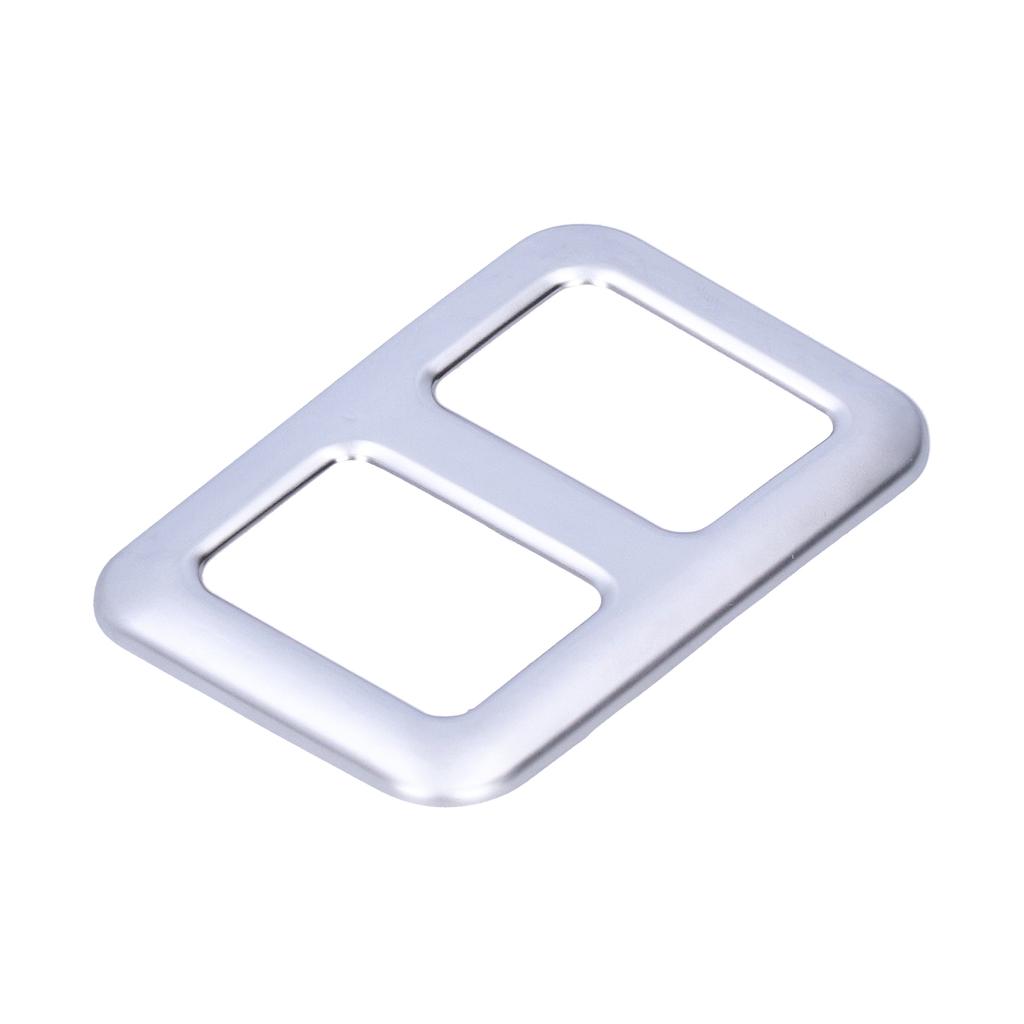 Rear Trunk Trailer Button Frame ABS Silver Trim Fit for Land Rover Defender 2020‑2021