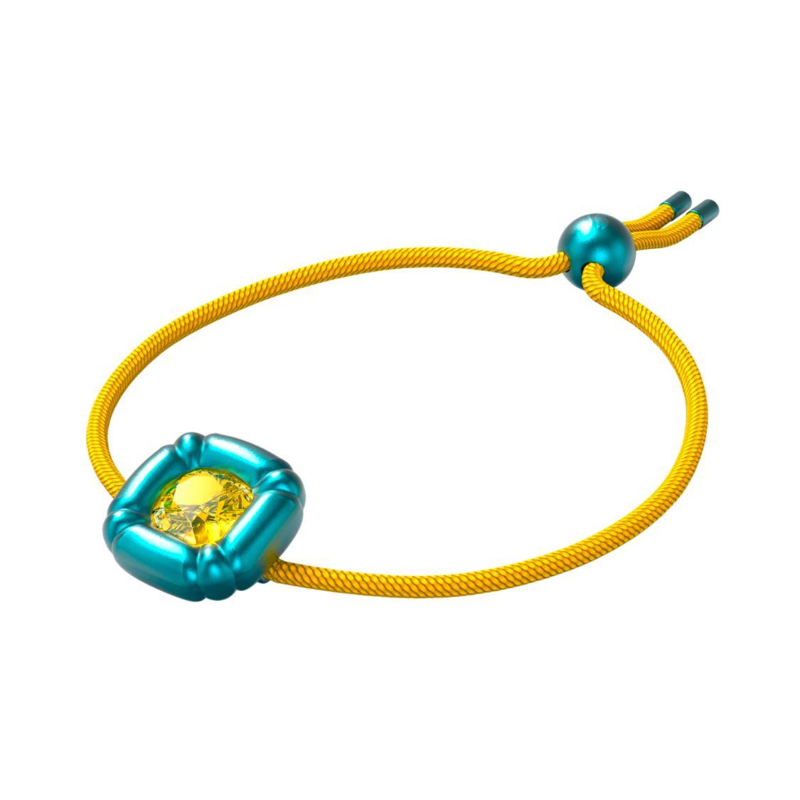 Swarovski Dulcis Pillow Cut Crystal Bracelet Women Bracelets Blue 5613667 Shopping Bag,Blue,F