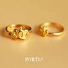 24k Royal Crown Birthstone Ring 1g