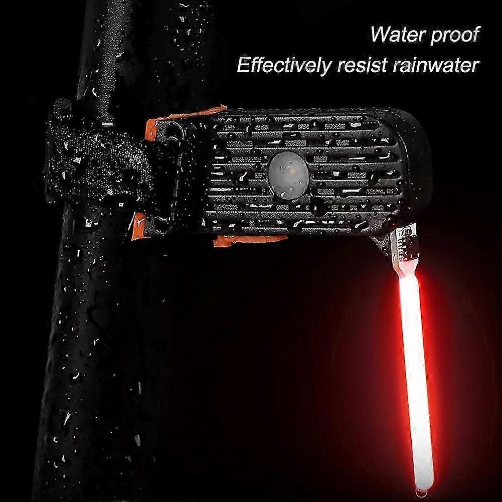 USB Rechargeable Bike Tail Light 4 Modes Waterproof LED Cycling Light for Mountain Road Bikes
