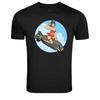 Vintage Pinup Girl Riding Bomb Retro War Graphic T-Shirt