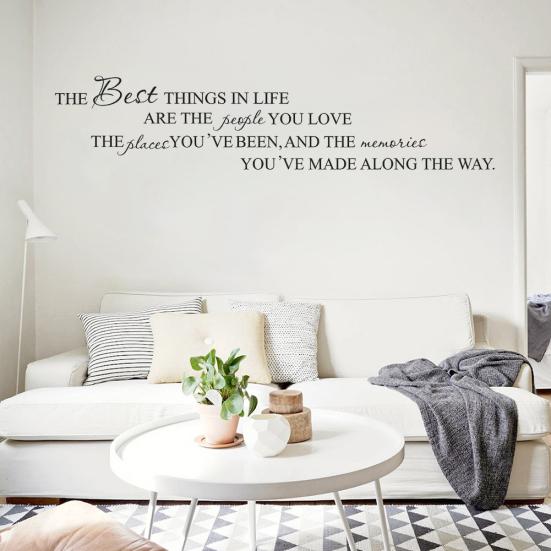 Satın alın The Best Things Wall Sticker Living Room Wallpaper Mural