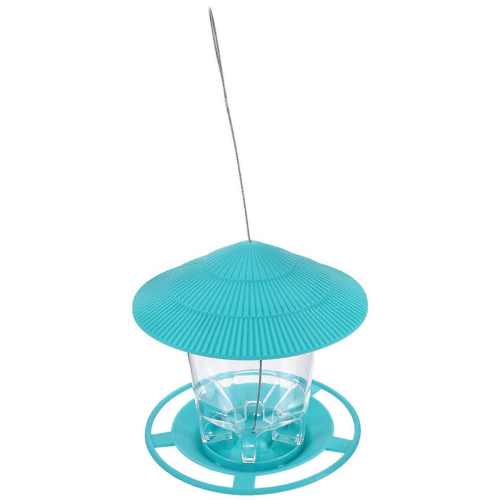 Automatic Hanging Bird Feeder for Outdoor Garden – Durable, Easy to Clean Design, Practical Green Bird Food Feeder