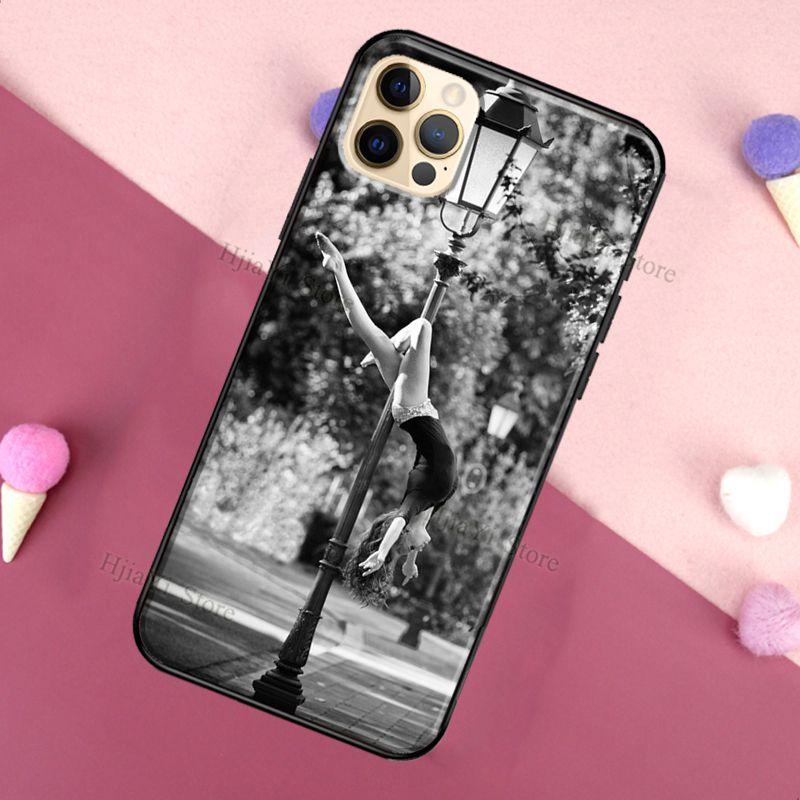 Pole Dance Dancing Fitness Case For iPhone 11 Pro Max 12 13 Mini X XS XR 7 8 Plus SE 2020 Coque For iPhone 13 Pro