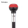 Red Black Gear Ball Silver Walking Cane Fashion Decorative Walking Stick Gentleman Elegant Cosplay Cane Crosier 92cm