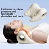Neck Traction Massage Pillow With Stretching For Office Workers And Home Use