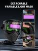 Auto Darkening Welding Glasses Work Protective Equipment Face Protector Adjustable Band Impact Resistant Welder Mask Face Cover