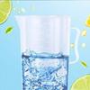 Durable Reusable Transparent Plastic With Handle Measuring Cup Measuring Cylinder Measuring Jug